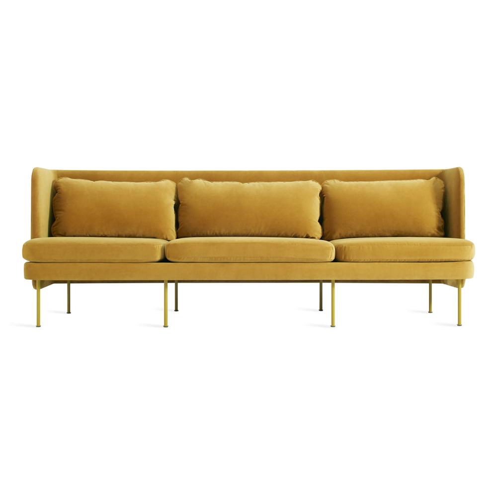 Bloke 95" Sofa Sofa BluDot Ochre Velvet