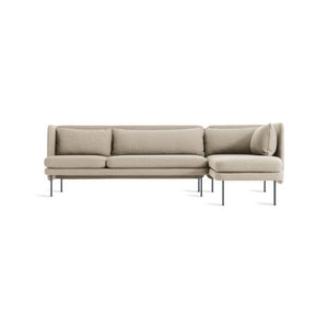 Bloke Sofa with Chaise Sofa BluDot Tait Stone Right Chaise 