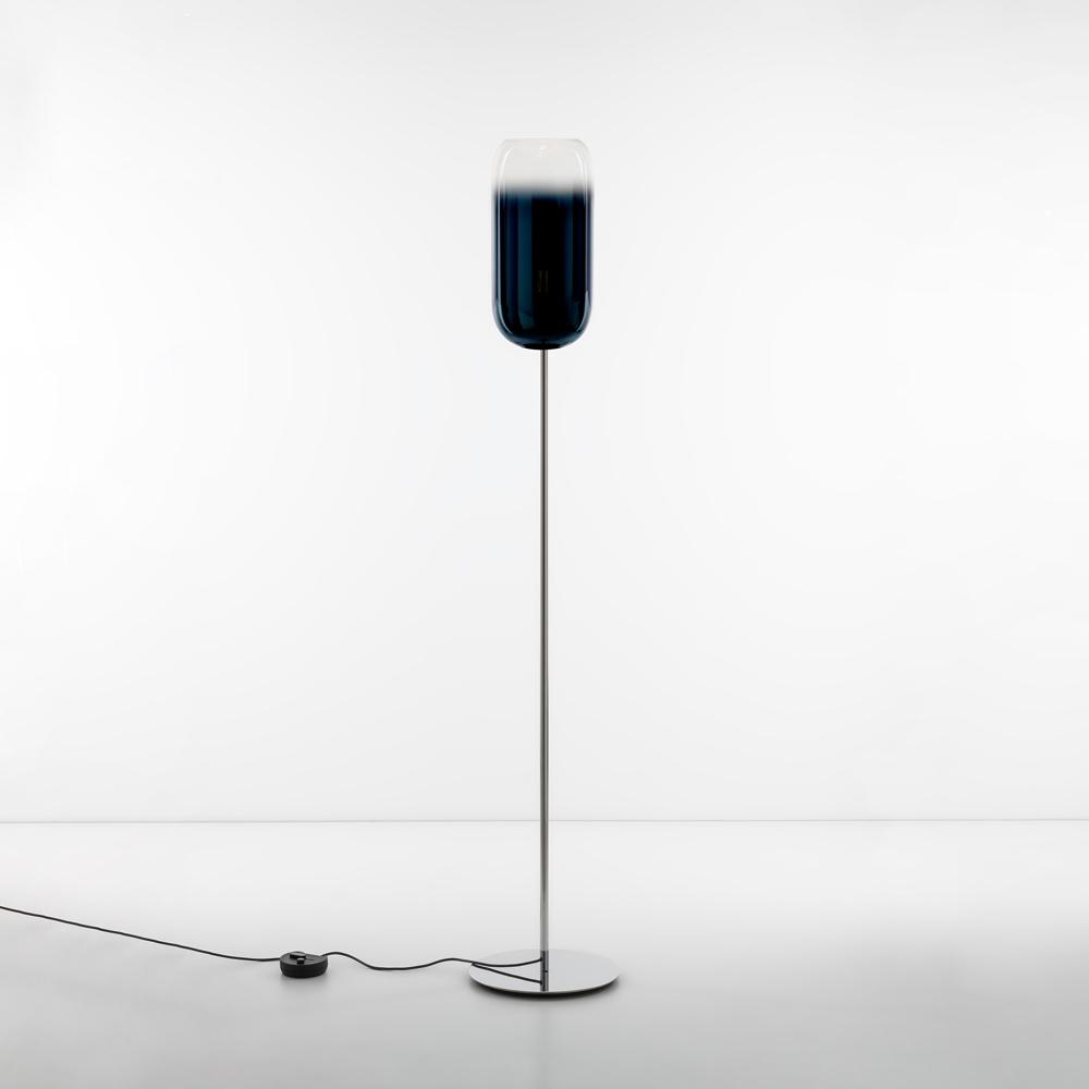 Gople Floor Lamp Floor Lamps Artemide Blue