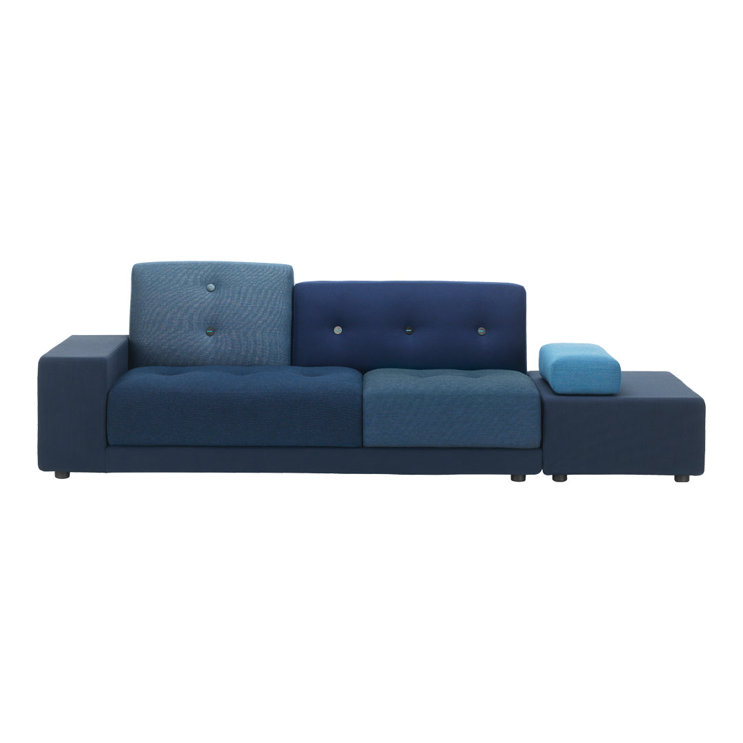 Polder Sofa Sofa Vitra armrest left / sitting right night blue
