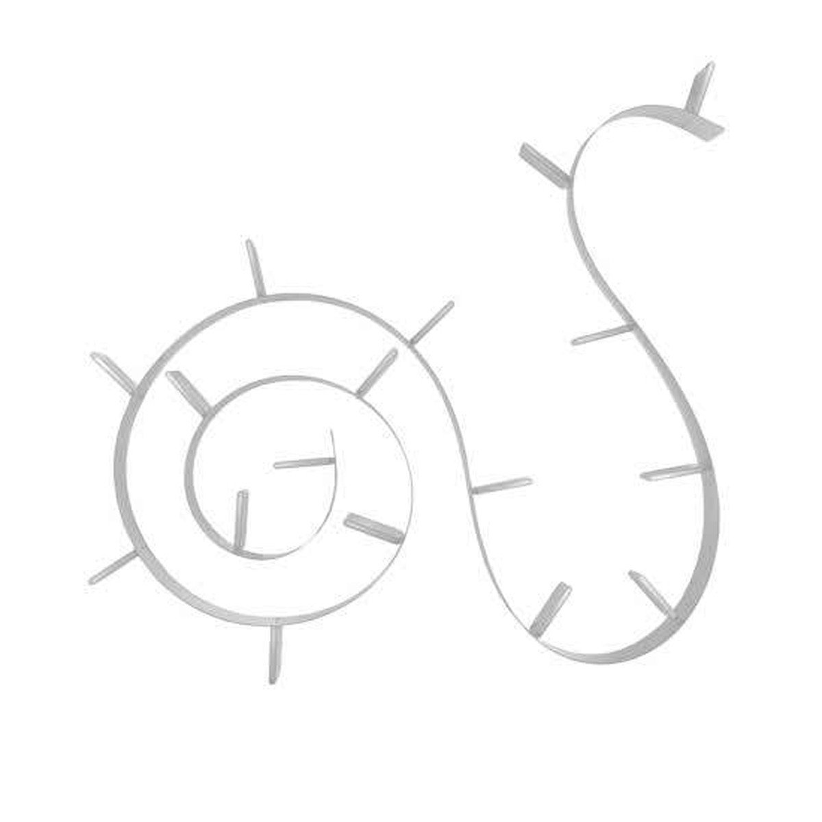 Bookworm storage Kartell Long Matte Aluminum