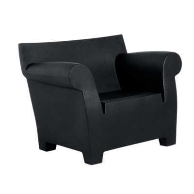 Bubble Club Armchair Outdoors Kartell Black