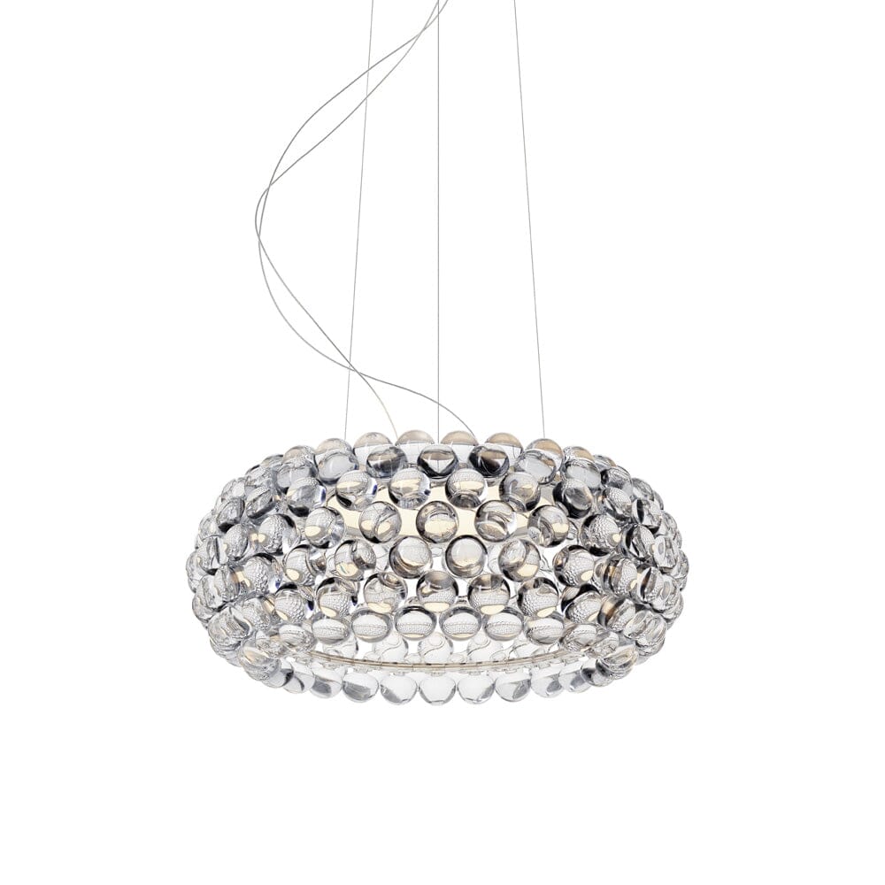 Caboche Plus Suspension Lamp suspension lamps Foscarini Medium halogen version - transparent: 20.5" dia