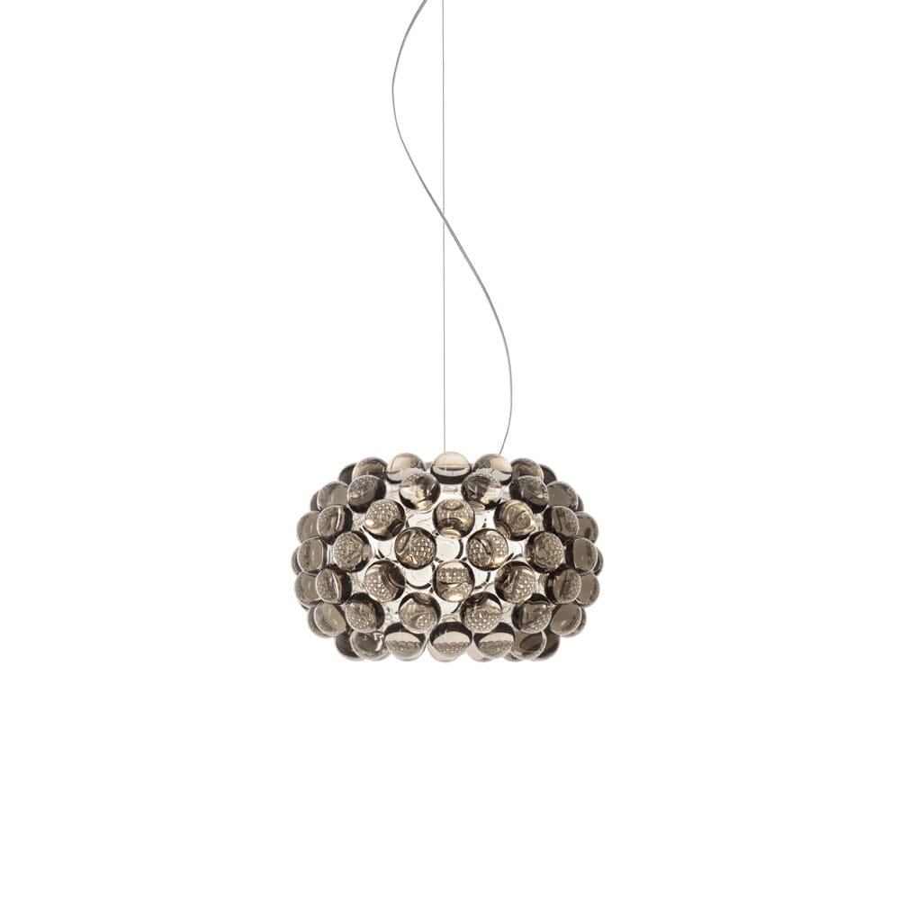 Caboche Plus Suspension Lamp suspension lamps Foscarini Small LED version - grey: 12.2" dia.