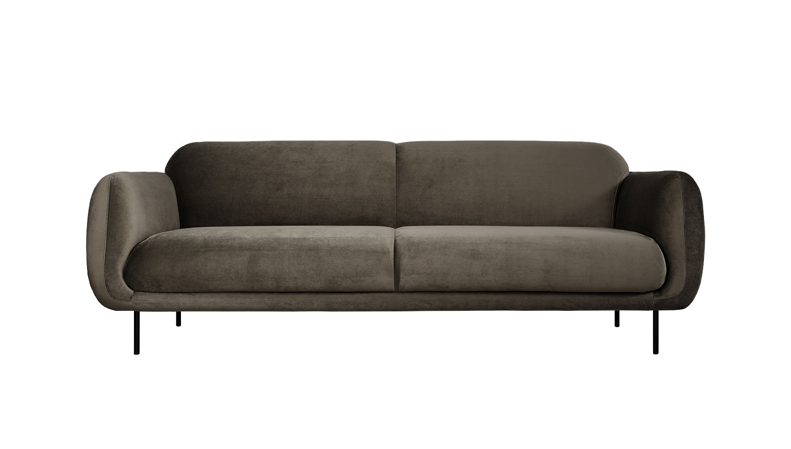 Nord Sofa Sofa Gus Modern Casella Mink Black