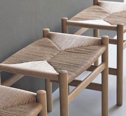 Ch53 Wegner Stool - Wood Stools Carl Hansen