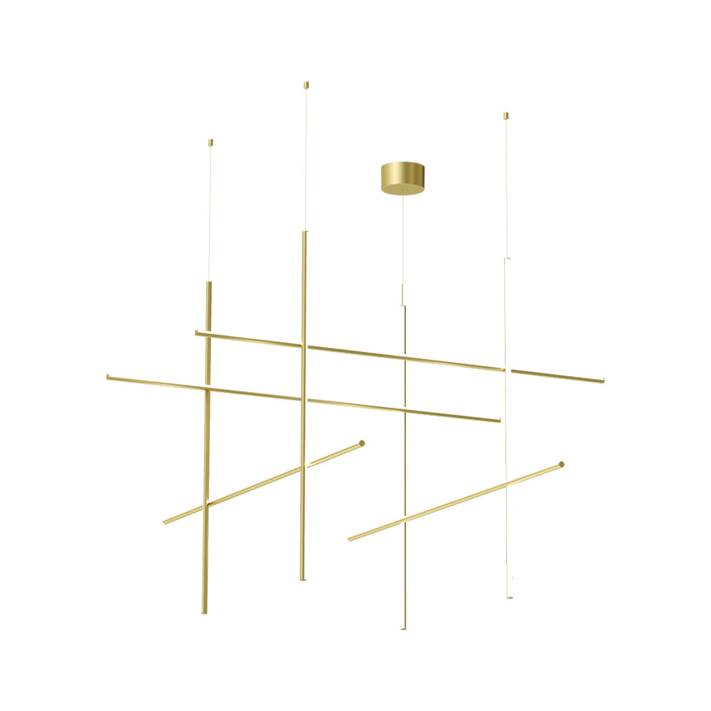 Coordinates Suspension Light ceiling lights Flos Module S Champagne