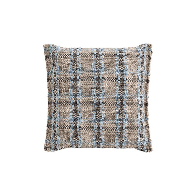 Garden Layers Small Outdoor Pillows Pillows Gan Checks blue