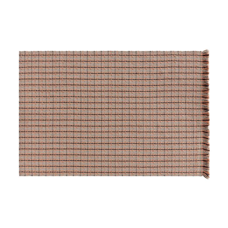 Garden Layers Outdoor Rug Terracotta Rug Gan Checks terracotta 2’11" x 6’7"