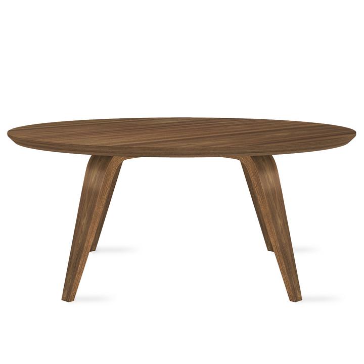 Cherner Coffee Table Coffee Tables Cherner Chair 32" Dia Classic Walnut