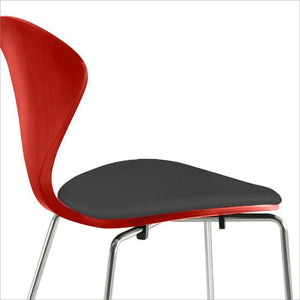 Cherner Metal Leg Side Chair - Upholstered Seat Side/Dining Cherner Chair 