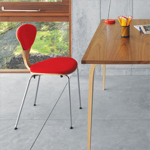Cherner Metal Leg Side Chair - Upholstered Seat & Back Side/Dining Cherner Chair 
