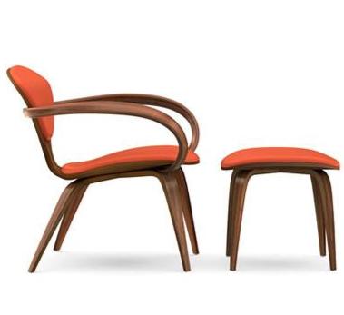 Cherner Lounge Arm Chair & Ottoman lounge chair Cherner Chair