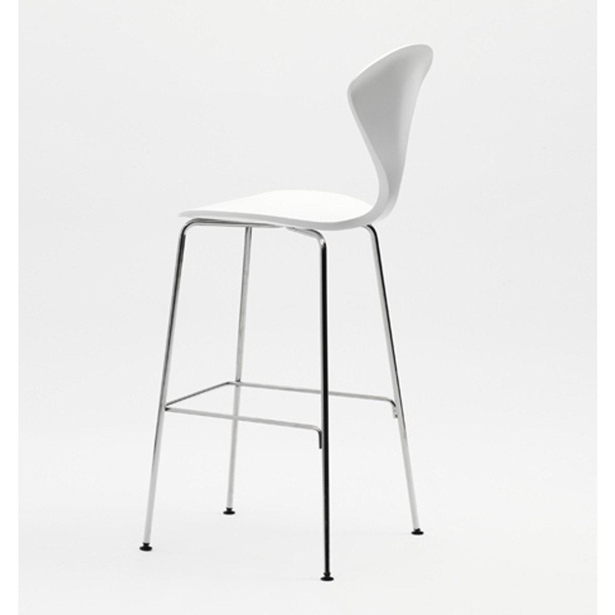 Cherner Metal Leg Stool bar seating Cherner Chair White Lacquer + $30 Bar Height 42.5"