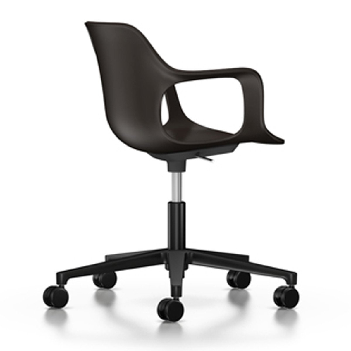 HAL Armchair Studio task chair Vitra Chocolate Hard Casters
