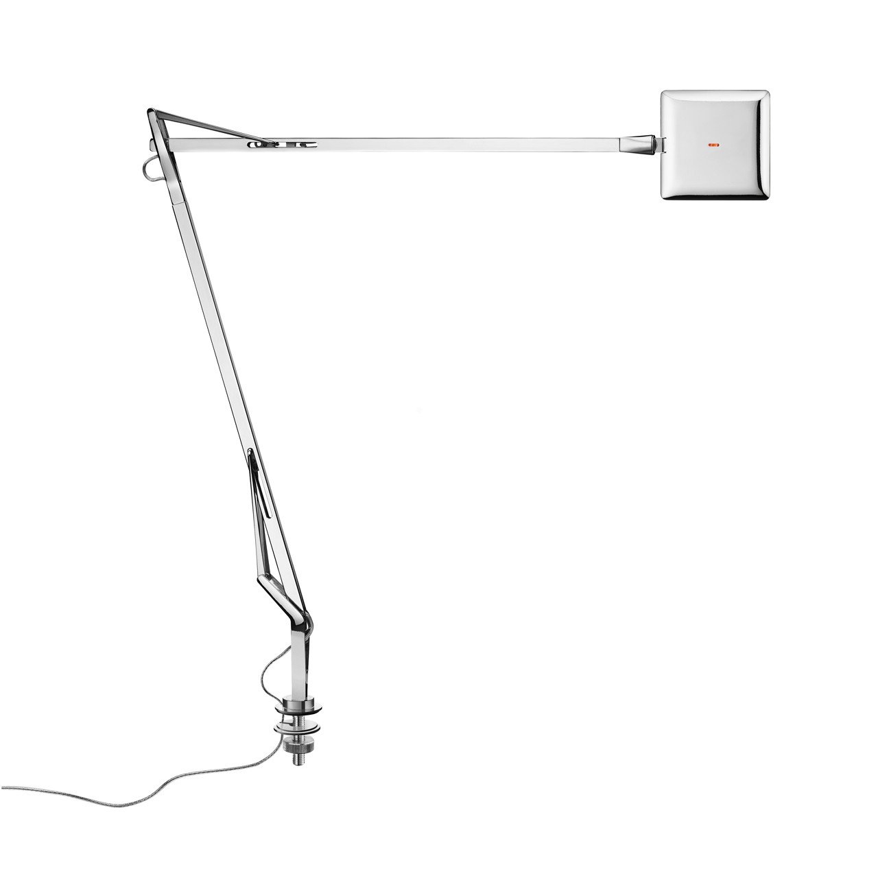 Kelvin Edge LED Table Lamp Table Lamps Flos Chrome + $50.00 Desk Support Hidden Cable