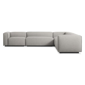 Cleon Large Sectional Sofa Sofa BluDot Tait Charcoal Left 