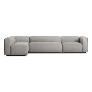 Cleon Medium Plus Sectional Sofa Sofa BluDot Tait Charcoal Right 