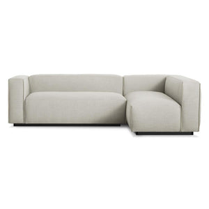 Cleon Small Sectional Sofa Sofa BluDot Maharam Mode in Clavicle Left 