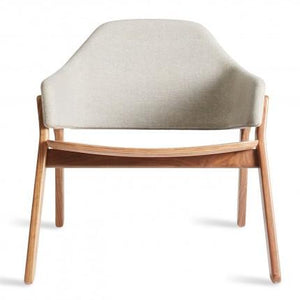 Clutch Lounge Chair Chairs BluDot Edwards Light Grey / Walnut +$100.00 