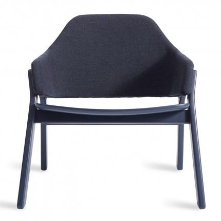 Clutch Lounge Chair Chairs BluDot Edwards Navy / Navy on Ash
