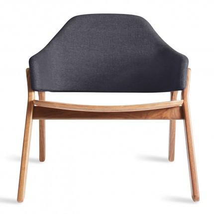 Clutch Lounge Chair Chairs BluDot Packwood Charcoal / Walnut +$100.00