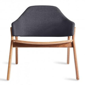 Clutch Lounge Chair Chairs BluDot Packwood Charcoal / Walnut +$100.00 