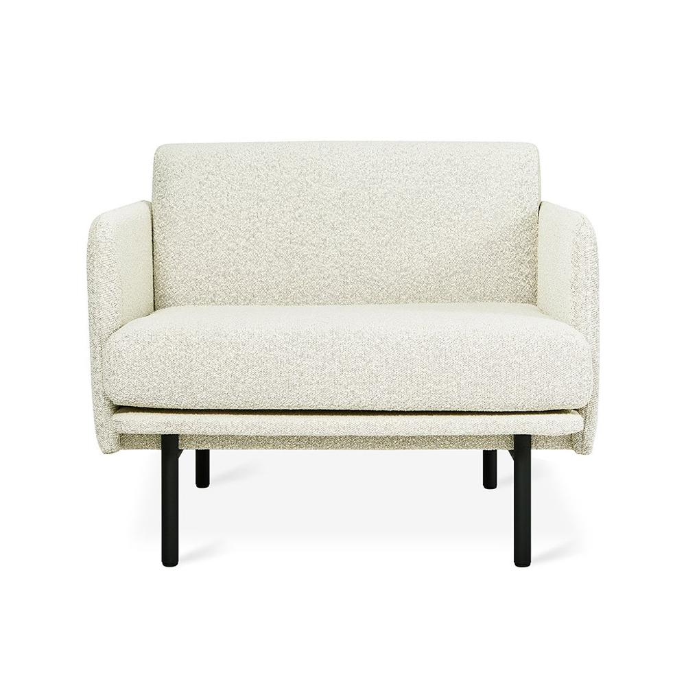 Foundry Chair lounge chair Gus Modern Copenhagen Fossil Black