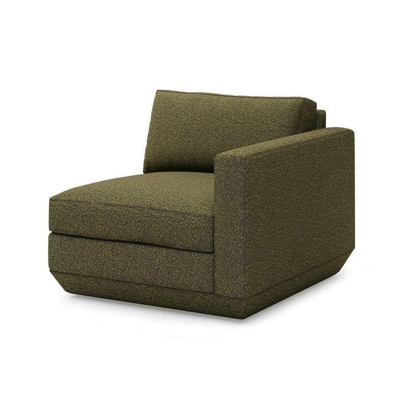 Podium Arm Right Chair Gus Modern Copenhagen Terra