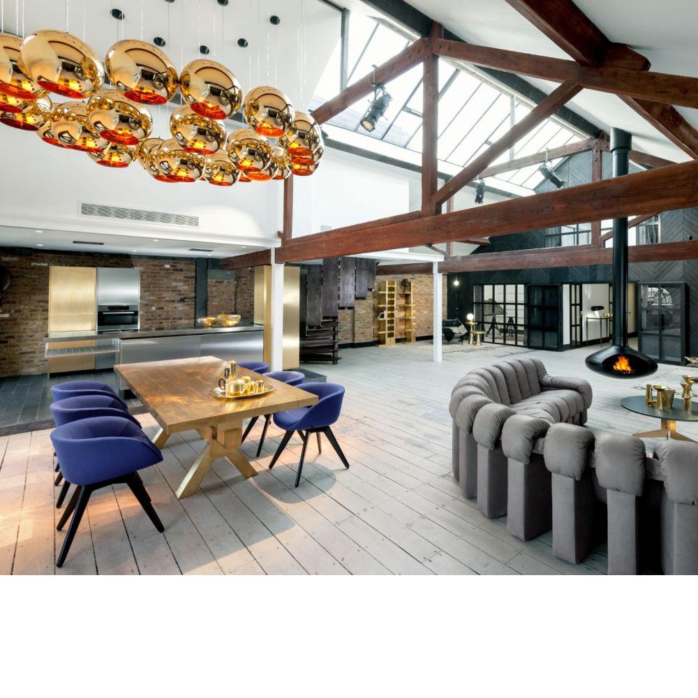 Copper Shade hanging lamps Tom Dixon