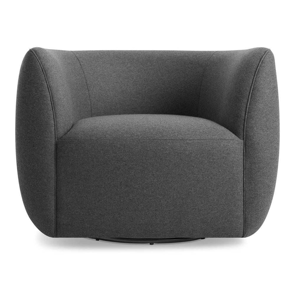 Council Swivel Lounge Chair lounge chair BluDot Gabro Grey