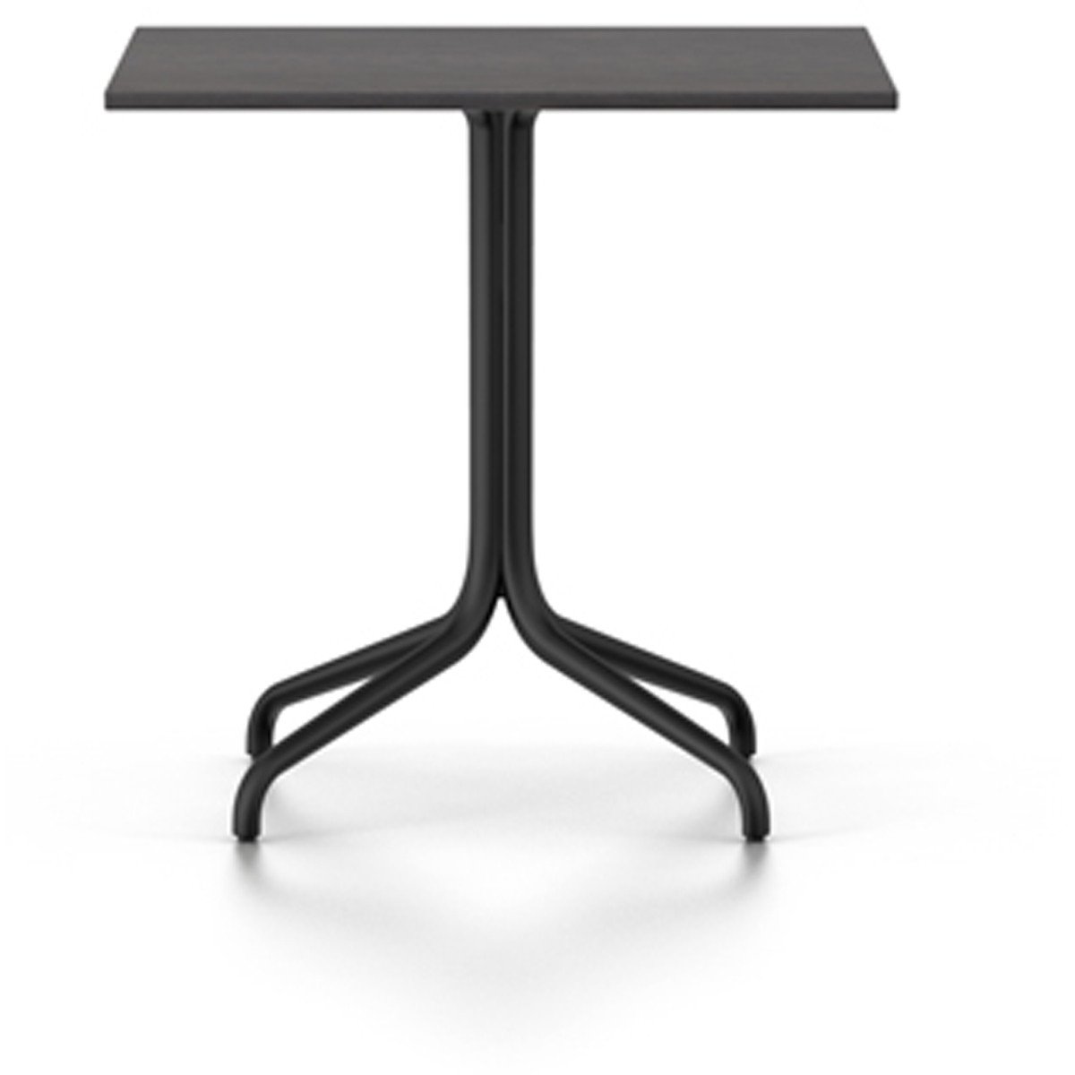 Belleville Square Table Dining Tables Vitra Veneer dark oak - Indoor