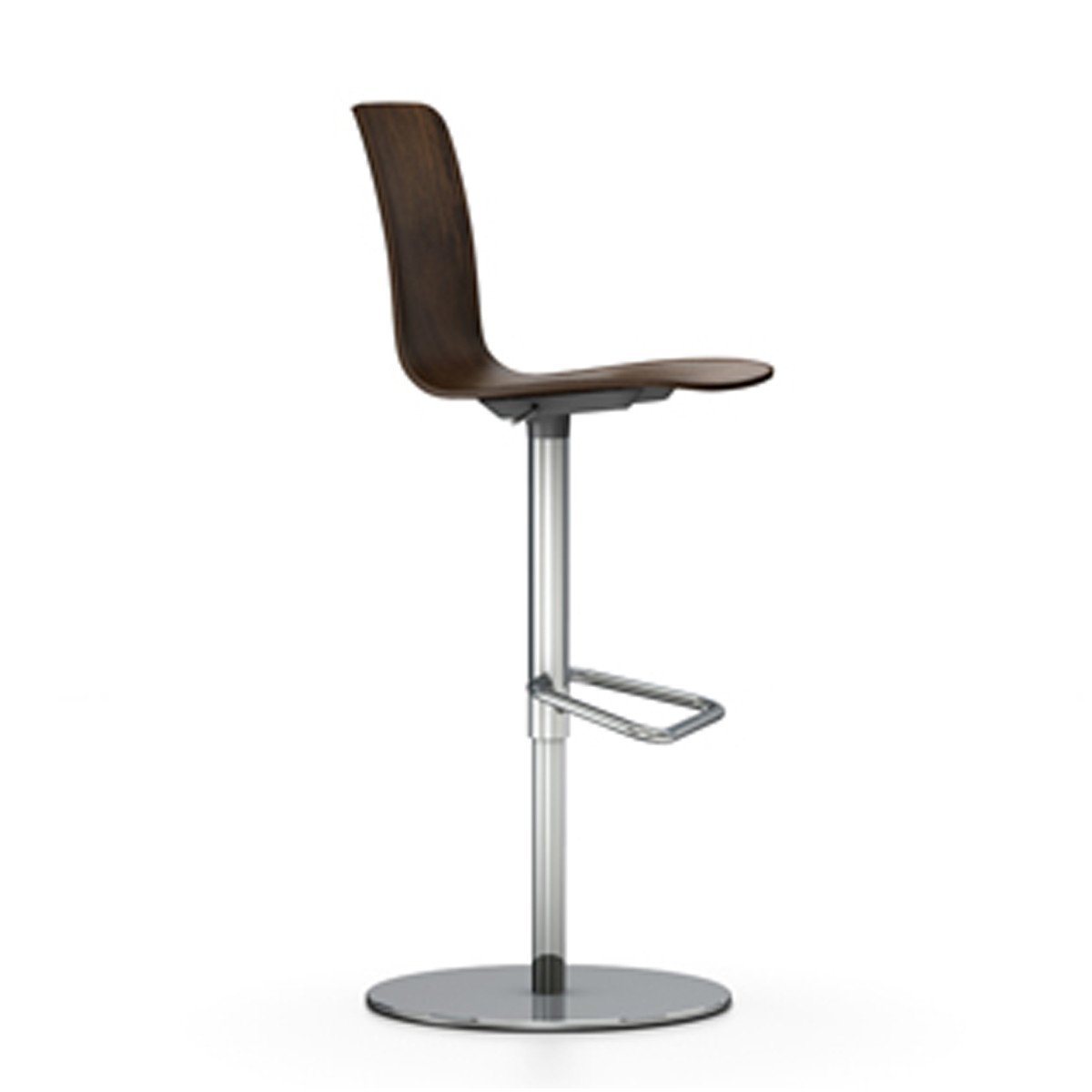 HAL Ply Barstool bar seating Vitra dark oak with protective varnish