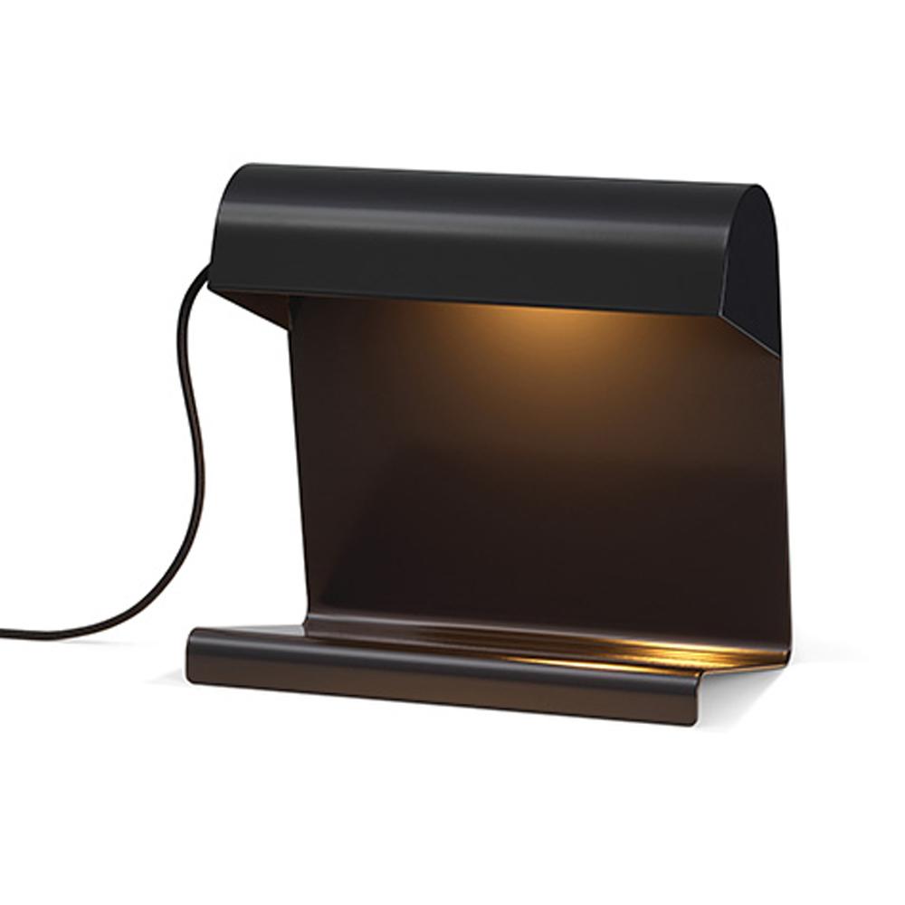Prouve Lampe De Bureau Table Lamps Vitra Deep Black Powder-coated - Smooth