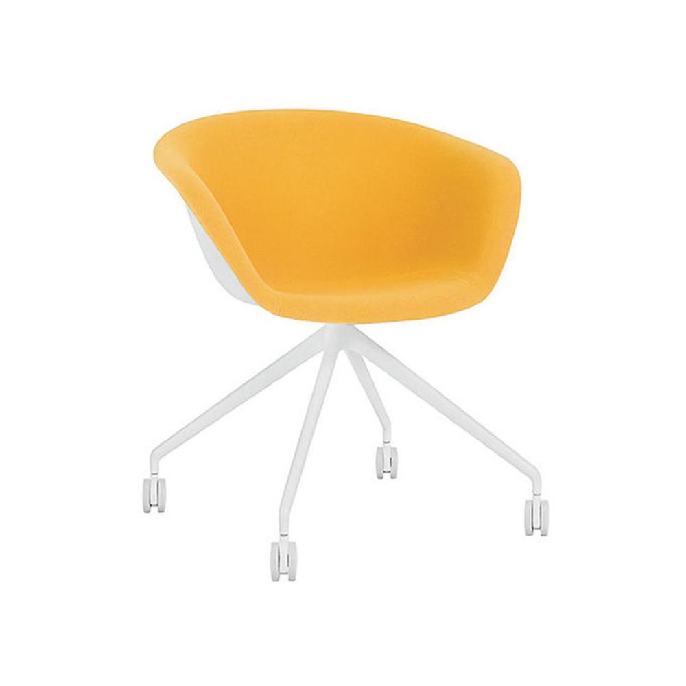 Duna 02 Trestle Base Chair With Front Upholstery Side/Dining Arper