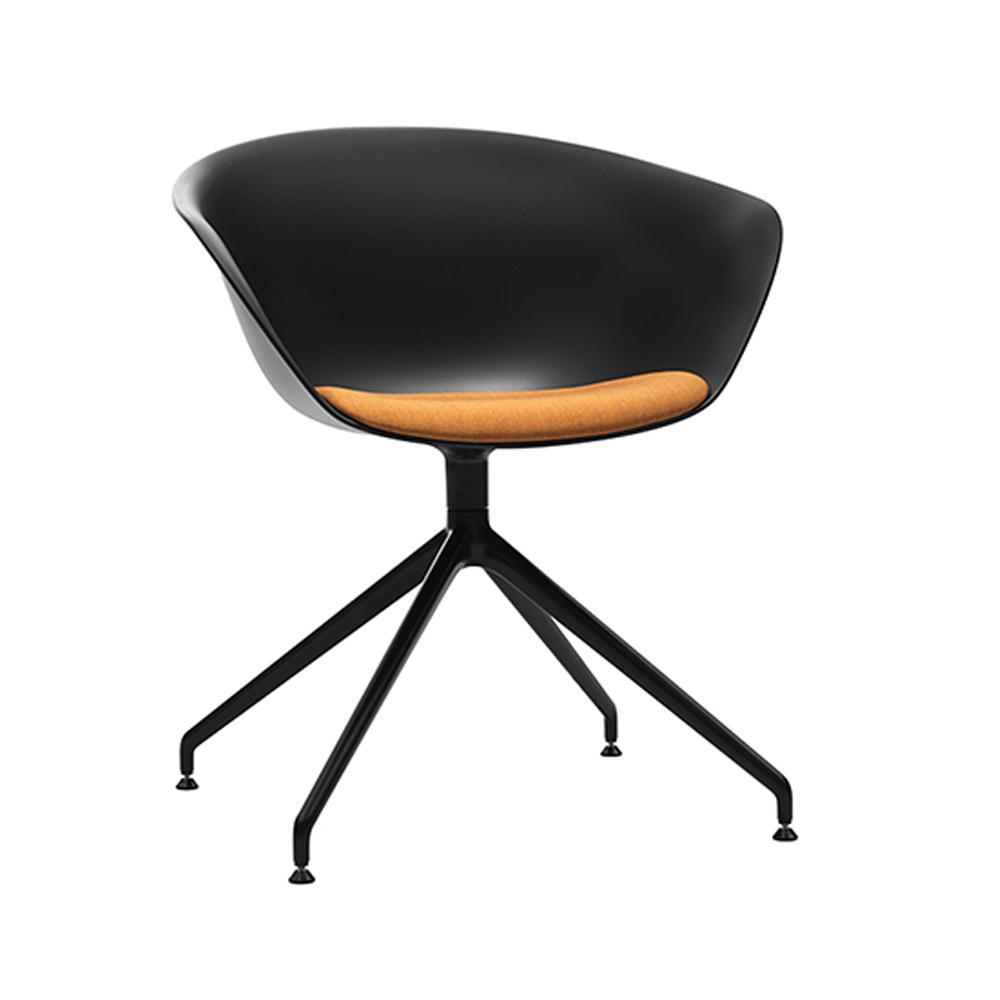 Duna 02 Trestle Base Chair With Seat Cushion Side/Dining Arper