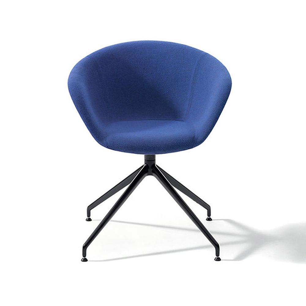 Duna 02 Trestle Base Chair With Full Upholstery Chairs Arper