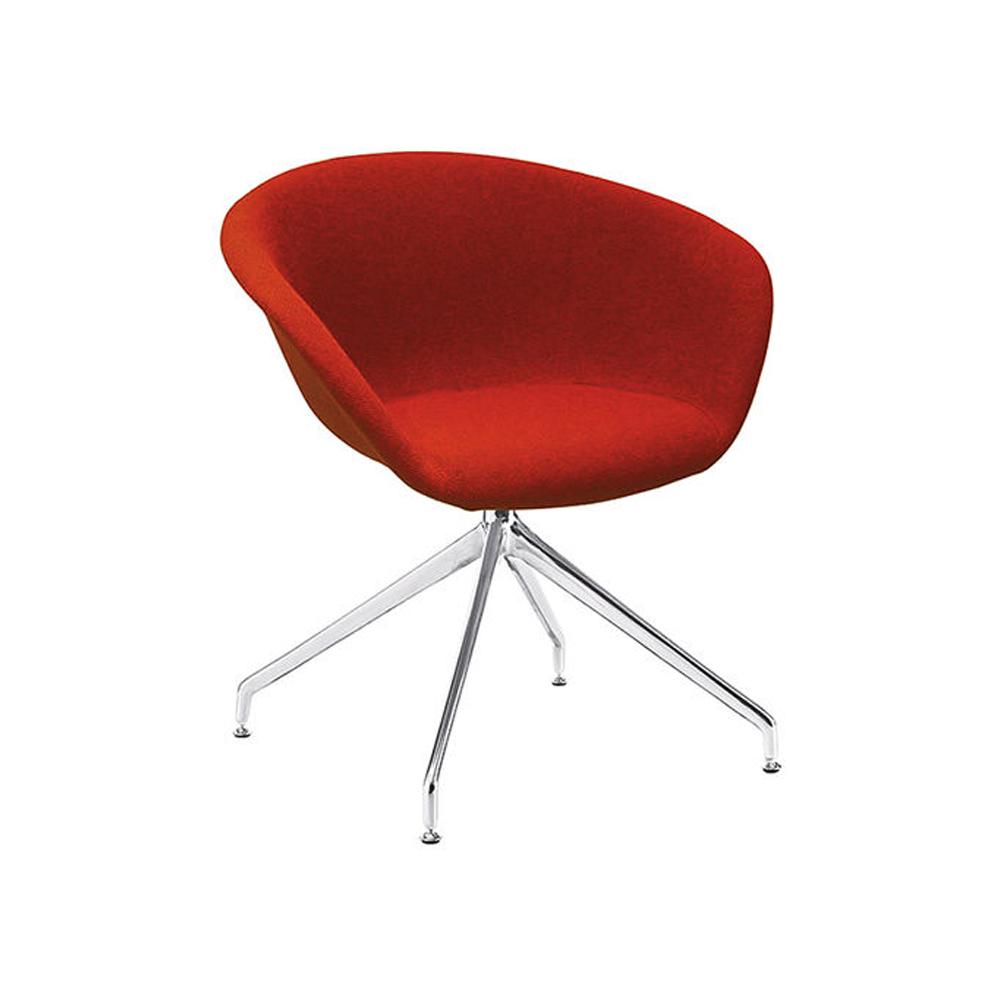 Duna 02 Trestle Base Chair With Full Upholstery Chairs Arper