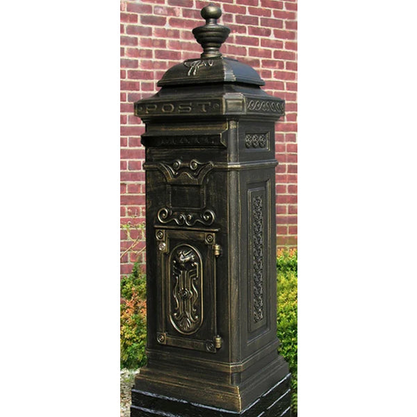 E8 Victorian Tower Mailboxes Mailboxes Ecco Bronze Locking