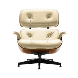 Eames Lounge Chair lounge chair herman miller Walnut Veneer Wheat Leather 