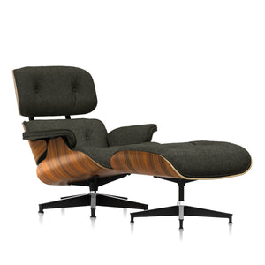 Eames Lounge Chair & Ottoman in Mohair Supreme lounge chair herman miller Standard Santos Palisander Mohair Supreme Armory