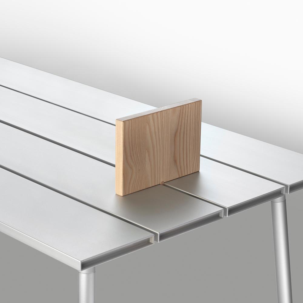 Emeco Run Bookend table Emeco Accoya