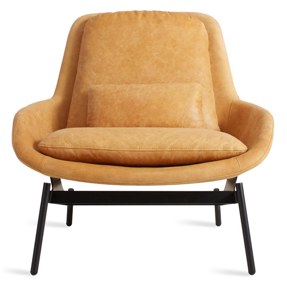 Field Lounge Chair lounge chair BluDot Camel Leather
