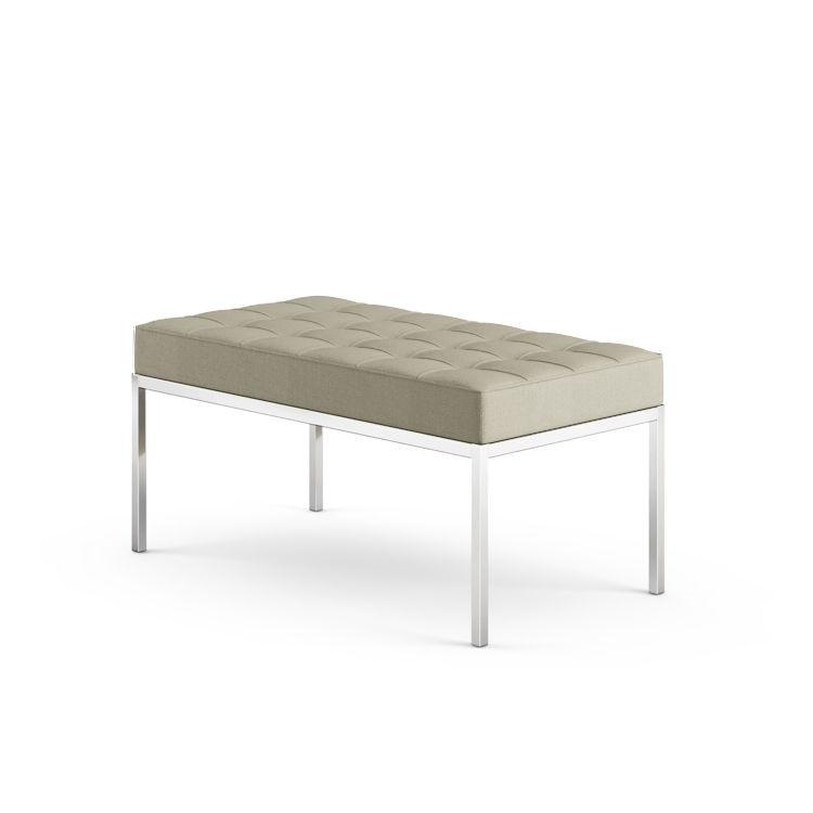Florence Knoll 2 Seat Bench Benches Knoll Neutral Classic Boucle
