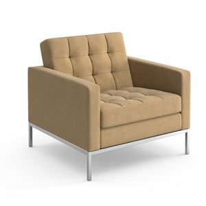 Florence Knoll Lounge Chair lounge chair Knoll Knoll Velvet - Sandstone 