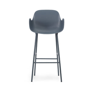 Form Bar/Counter Armchair Chairs Normann Copenhagen 29.5" Bar Blue 