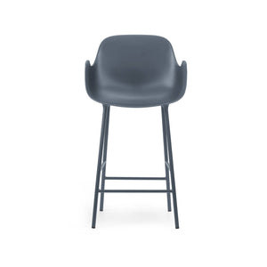 Form Bar/Counter Armchair Chairs Normann Copenhagen 25.6" Counter Blue 