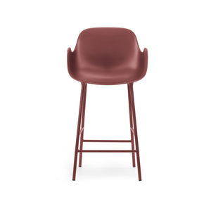 Form Bar/Counter Armchair Chairs Normann Copenhagen 25.6" Counter Red 