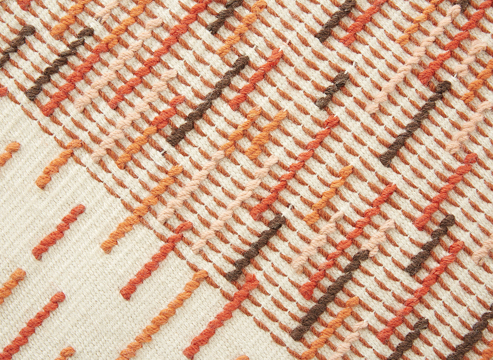 Backstitch Busy Rug Rug Gan