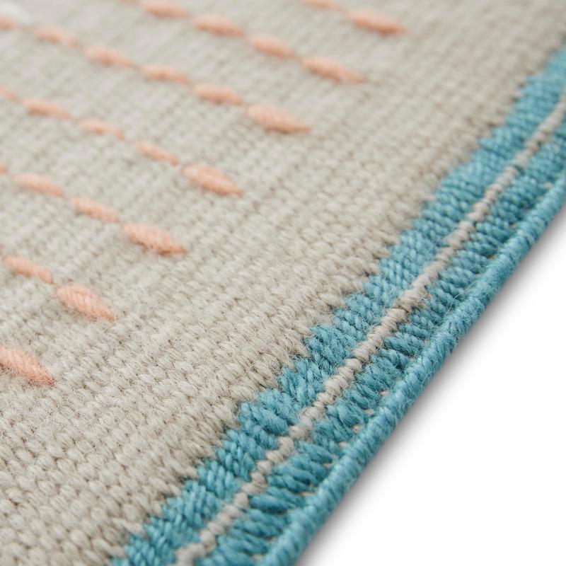 Backstitch Composition Rug Rug Gan